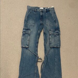 Blue Cargo Jeans